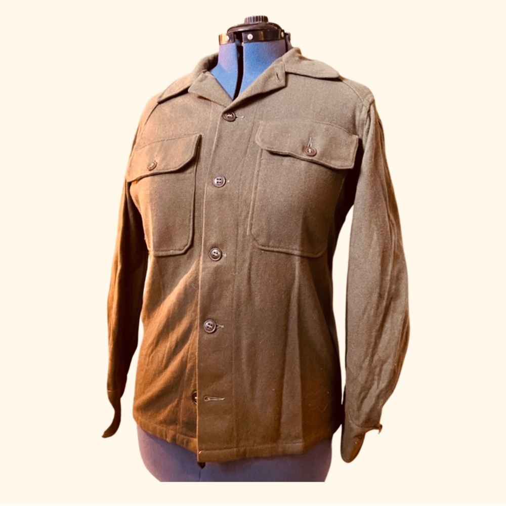 Vintage Wool Military Jacket